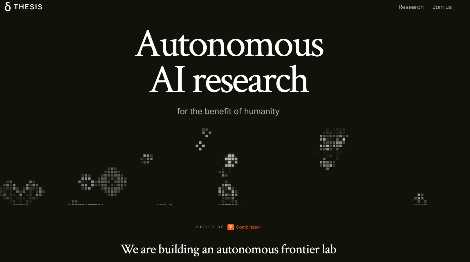 Thesis product screenshot